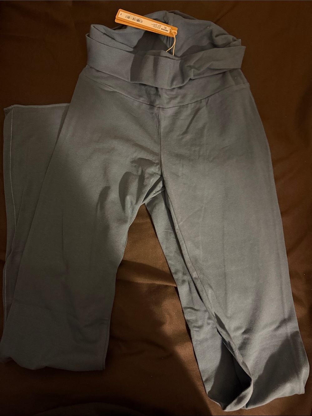 SKIMS Cotton Jersey Fold-Over Pants